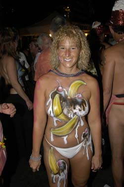 Body Painting 2004 photo - Duval Street, Key West